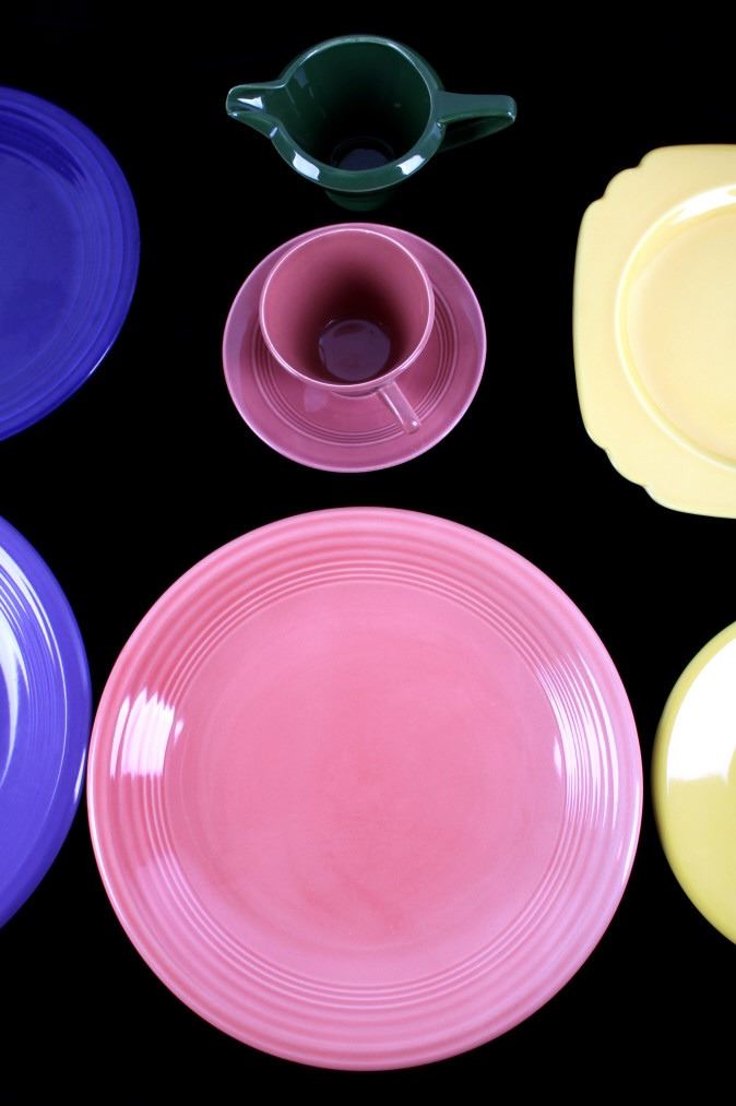 Assorted Collection Of Early Unmarked Fiestaware