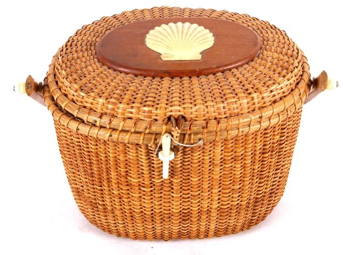 Antique Brooks Brothers Nantucket Basket Purse