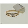 Image 1 : #31-10K GOLD DIAMOND BABY RING