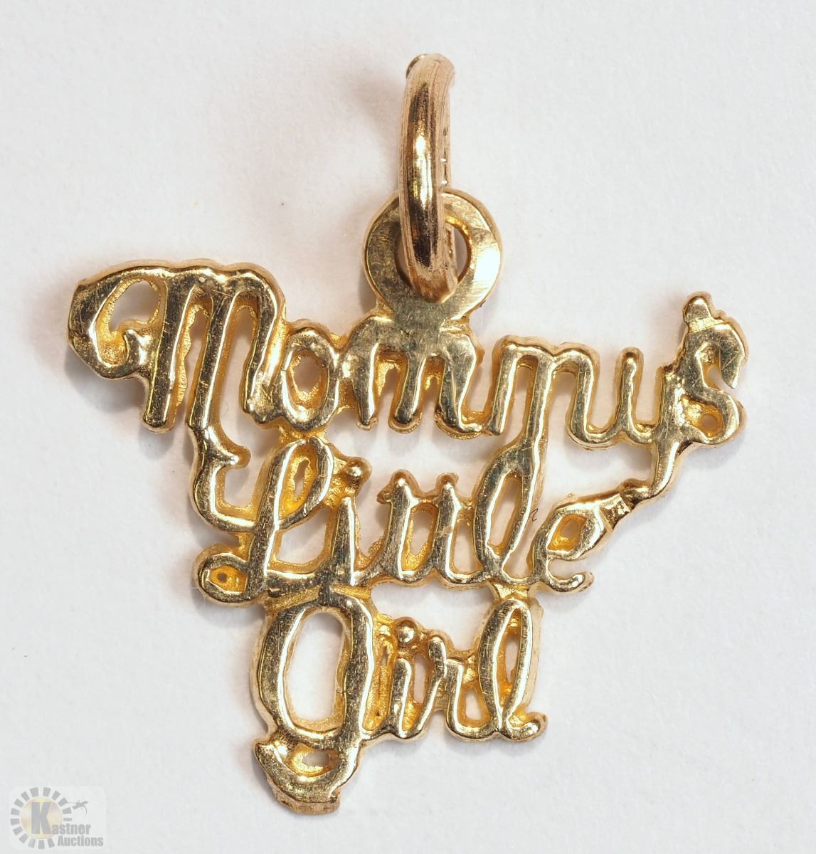 3610K YELLOW GOLD "MOMMY'S LITTLE GIRL" PENDANT