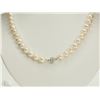 Image 1 : #44-NATURAL PEARL NECKLACE W/ MAGNETIC CLASP