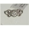 Image 1 : #47-14K WHITE GOLD DIAMOND RING ACCENTED