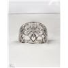 Image 1 : #55-STERLING SILVER DIAMOND RING