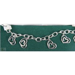 #73-STERLING SILVER DIAMOND (O.3OCI) HEART