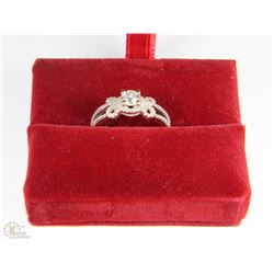 #90-14K WHITE GOLD 97 DIAMOND (O.51CT) RING