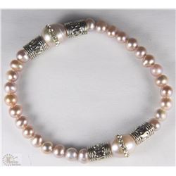 #97-FRESHWATER PINK PEARL AND CUBIC ZIRCONIA