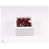 Image 1 : TRP197) NATURAL CUSHION CUT Red Ruby 17.30CT
