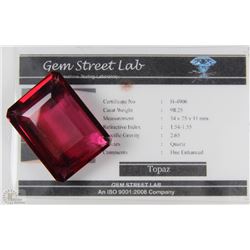 TRP161) TOPAZ 98.25CT WITH COA