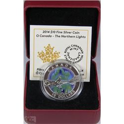 TRP124) RCM 2014 10$ FINE SILVER COIN THE NORTHERN