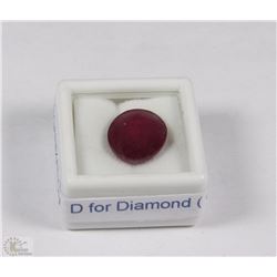 TRP190) NATURAL RED RUBY 9.87CT THERMAL TREATED