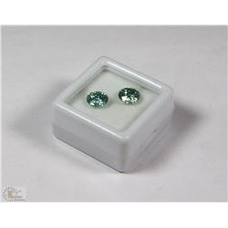 TRP186) PAIR OF MATCHED MOISANITE 1.33CT EACH