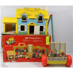 FISHER-PRICE LITTLE PEOPLE FAMILY PLAY HOUSE &