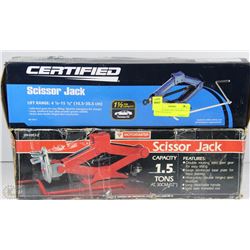 NEW MOTOMASTER CERTIFIED 1-1/2 TON CAR JACK X2