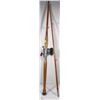 Image 1 : VINTAGE FJORD REEL & FISH MASTER WOOD ROD