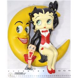 1960'S-1970'S BETTY BOOP SITTING ON THE MOON