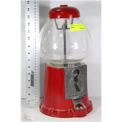 METAL AND GLASS GUMBALL MACHINE