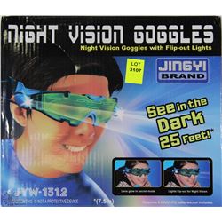 NIGHT VISION GOGGLES WITH FLIP OUT LIGHTS