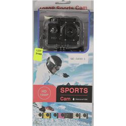 NEW WATERPROOF TO 30M 1080P SPORTS CAM