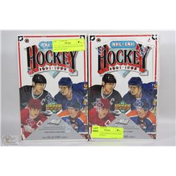 TWO BOXES OF 1991-1992 UPPERDECK HOCKEY CARDS