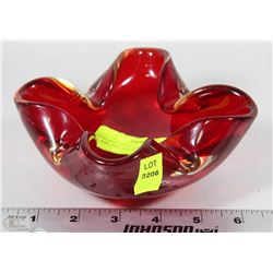 GENUINE VENETIAN MURANO GLASS ASH TRAY/CIGAR