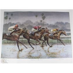 "RIDER ON THE RAIN" SIGNED AND NUMBERED PRINT BY
