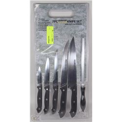 7PC GERMAN STYLE WITH CUTTING BOARD