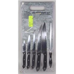 7PC GERMAN STYLE WITH CUTTING BOARD