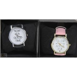2 FASHION WATCHES