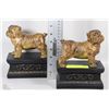 Image 1 : PAIR OF BULL DOG BOOK ENDS