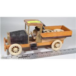VINTAGE HANDMADE WOODEN TRUCK