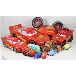 FLAT OF DISNEY/PIXAR CARS TOYS, SOME WITH LIGHTS