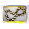 Image 1 : #9-GOLD  SEASHELL PEARL BRACELET