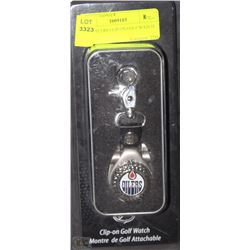 NEW OILERS CLIP ON GOLF WATCH