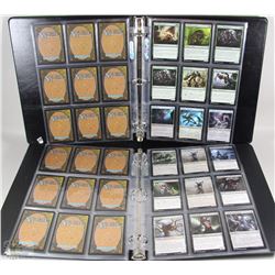 FOUR BINDERS OF MAGIC THE GATHERING COLLECTOR