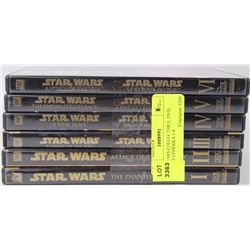 STARWARS COLLECTIBLE  DVD MOVIES EPISODES 1-6