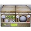 Image 1 : CASE OF 4PCS SOLAR GLOBE DECORATIVE LIGHTS