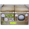 Image 1 : CASE OF 4PCS SOLAR GLOBE DECORATIVE LIGHTS
