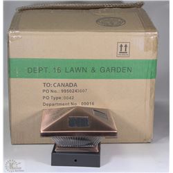 CASE OF 8PC SOLAR POST CAP LIGHTS