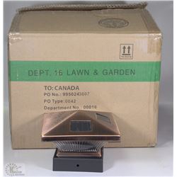 CASE OF 8PC SOLAR POST CAP LIGHTS