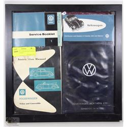 FRAMED 1961 VOLKSWAGEN SEDAN & CONVERTIBLE