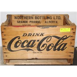 1962 COCA-COLA WOOD CRATE - NORTHERN BOTTLING LTD.