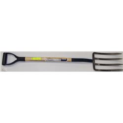 RONA FORK GARDENING TOOL W/ WOOD D HANDLE