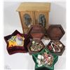 Image 1 : LOT OF 5 ASSORTED JEWELLERY BOXES WITH CONTENTS