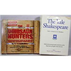 THE DINOSAUR HUNTERS BOOK WITH RARE REMOVABLE