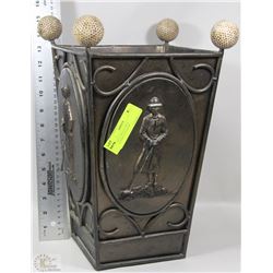 ANTIQUE HEAVY GOLF PLANTER/CONTAINER
