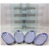 Image 1 : GLASS DISH AND 4 SERVING DISHES
