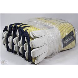 BUNDLE OF 12 BRAND NEW BOB DALE LEATHER GLOVES L