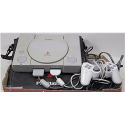 SONY PLAYSTATION PACKAGE INCLUDES TWO CONTROLLERS,