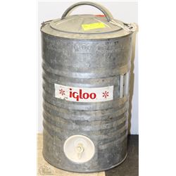 HEAVY DUTY IGLOO 3 GALLON METAL WATER JUG