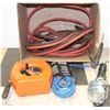 Image 1 : BOOSTER CABLES AND NEW SHOP WORKLIGHT AND